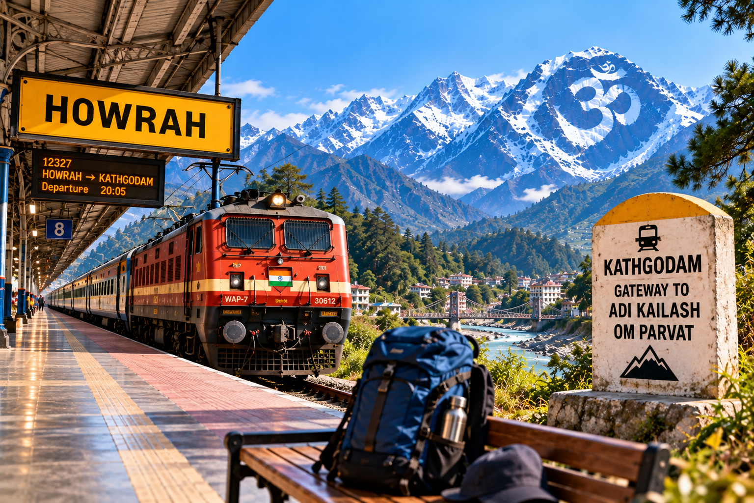 Howrah to Kathgodam Train for Adi Kailash Yatra Full Travel Guide